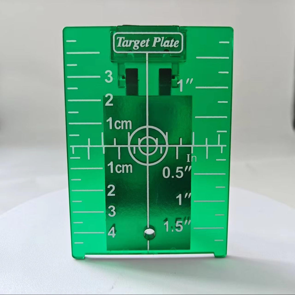 Ceiling Leveling Strip magnetic laser target with measuring markings for accurate installations.