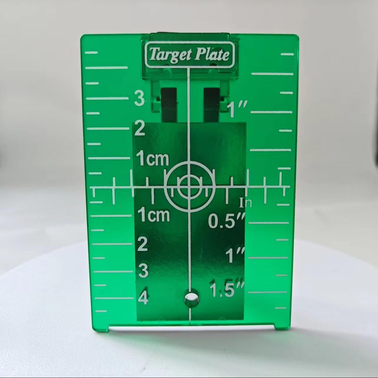 Ceiling Leveling Strip magnetic laser target with measuring markings for accurate installations.