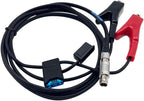 A00702 Power Cable for SATEL-35 with clips and fuse, ideal for reliable power delivery to radio equipment.