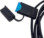 A00702 Power Cable for SATEL-35 featuring FUSE and clips for reliable power supply.
