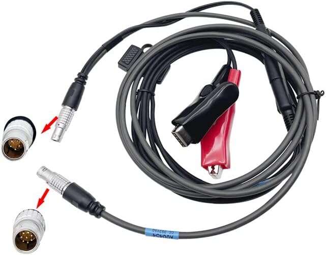 A00454 A00400 External Power Cable with Alligator Clips for GPS to PDL HPB RTK