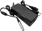 GEV242 Charger for GEB371 external battery with power cables and connector for total station GPS.