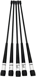 450-470MHz Whip Antenna set of 5 TNC 4dbi antennas for total stations and surveying equipment