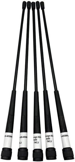 450-470MHz Whip Antenna set of 5 TNC 4dbi antennas for total stations and surveying equipment