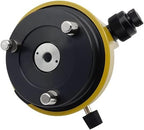 Three Jaw Adapter with Optical Plummet for total stations and tripods, featuring a secure 5/8x11 mounting thread.