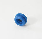 Measurement Button for Total Station, blue rubber construction accessory for surveying instruments.