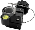Lock Mechanism with Bubble for Prism Pole showing integrated bubble vial and locking pin.