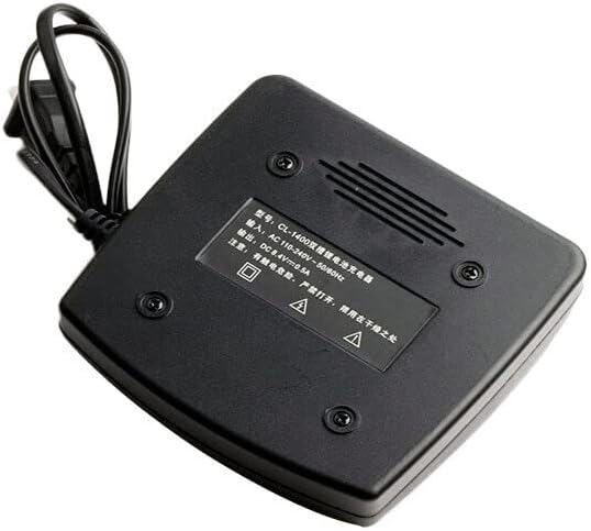 CL-1400 Charger for Hi-Target BL-1400 Battery in black with charging indicators and cable.