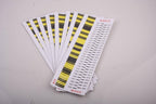 Survey Point Label: 5pcs 35x10cm Bar Code Sticker for Electronic Surveying