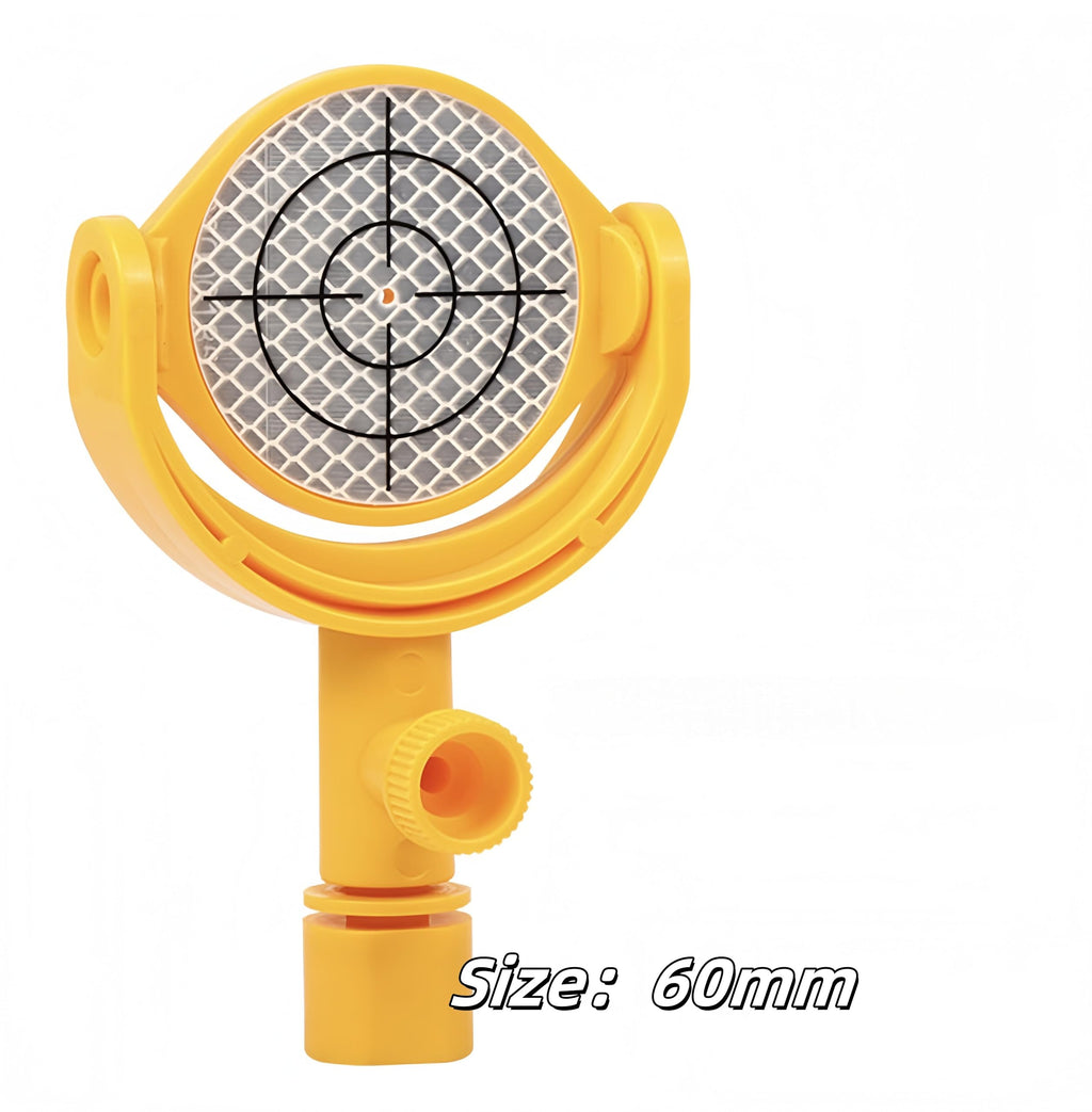 60mm Bireflex Target Tilting Reflector with Printed Cross Image
