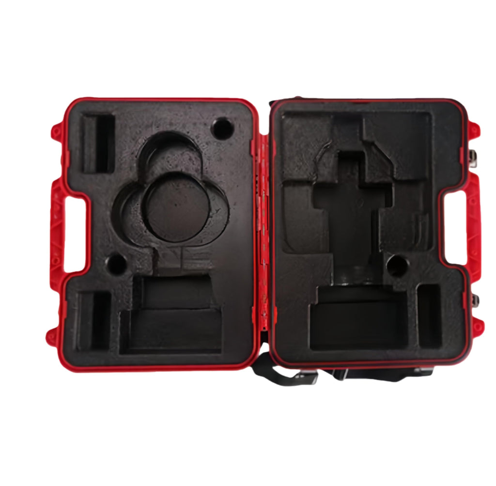Protective Hard Case for Monocular Prism with custom foam interior for optimal instrument protection.