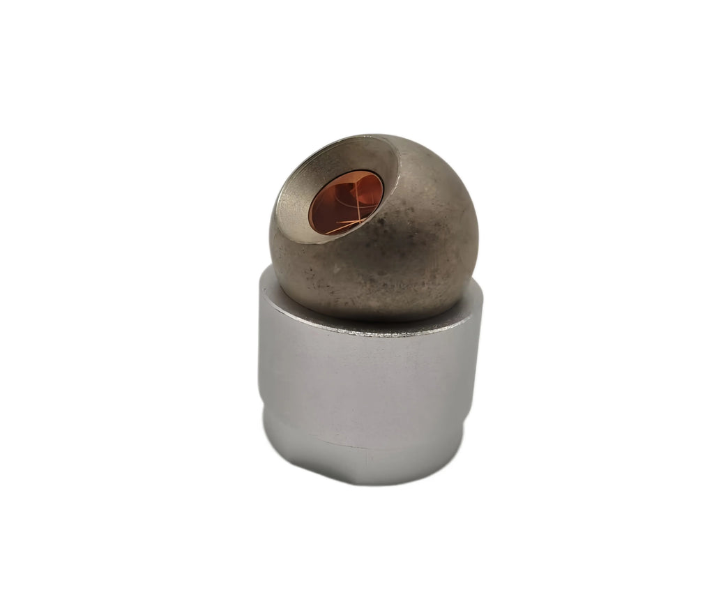 Geobok 1-Inch Copper-Coated Surveying Ball Prism (SMR) | Stainless Steel Corner Cube Reflector